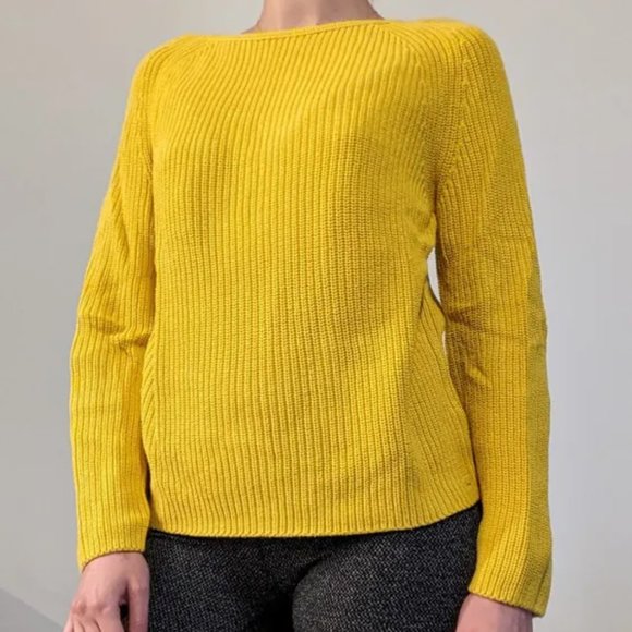 Yellow sweater Marc O'Polo - 100% cotton - Picture 3 of 6